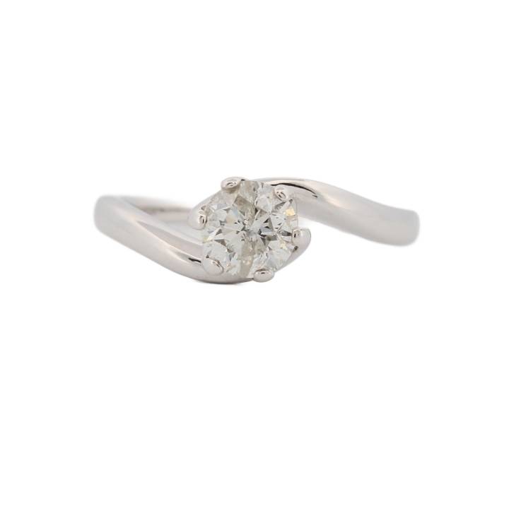 Pre-Owned 9ct White Gold Diamond Solitaire Ring 0.66ct 1601021