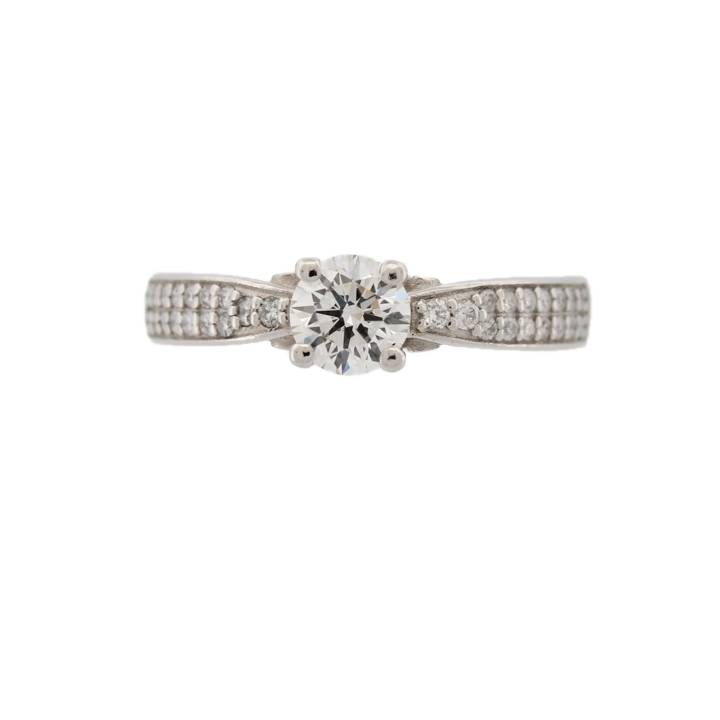 Pre-Owned Platinum Diamond Solitaire Ring Total 0.65ct 1601018