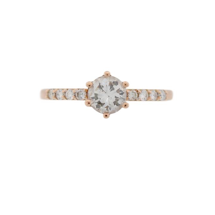 Pre-Owned 18ct Yellow Gold Diamond Solitaire Ring Total 0.86ct 1601027