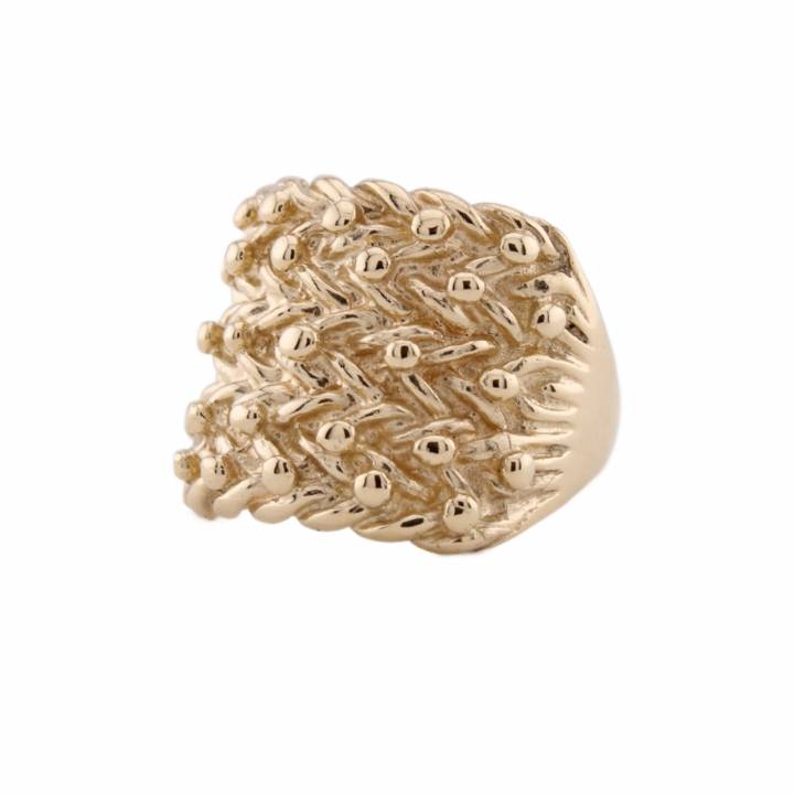 Pre-Owned 9ct Yellow Gold 5 Row Keeper Ring 1508756