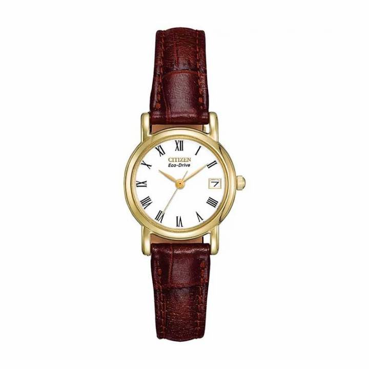 Citizen Ladies Eco-Drive Strap Watch, Gold Colour 0103348