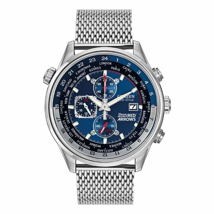 Citizen Mens Steel Red Arrows Chronograph Watch 0104315