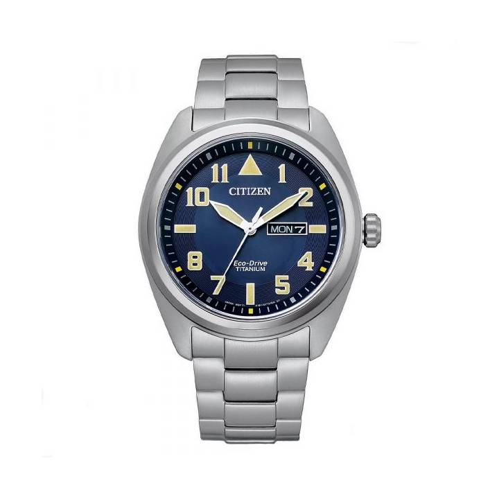 Citizen Gents Eco-Drive Super Titanium Watch, Blue Dial Was £249
